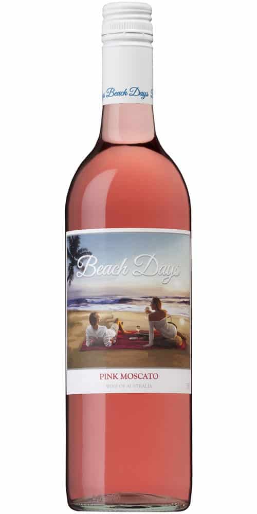4 x Beach days Pink Moscato 750ml