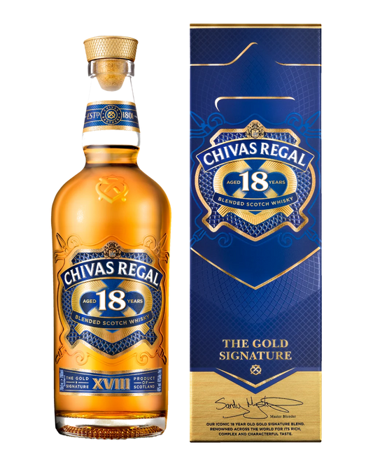1 x Chivas Regal 18 Year Old Blended Scotch Whisky 700mL