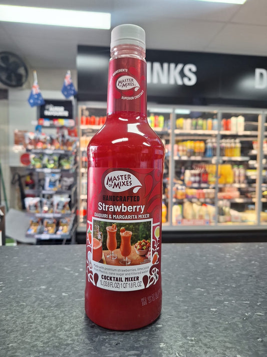 1 x Master of Mixes Handcrafted Strawberry Daiquiri & Margarita Mixer 1-Lt