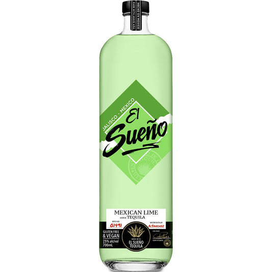 1 x El Sueno Mexican Lime Tequila 700mL