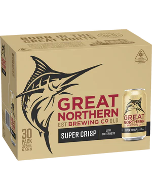 1 x Great Northern Super crisp can 30PK case