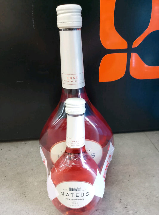 1 x Mateus Rose 750ml + 1 x Mateius Rose 187ml
