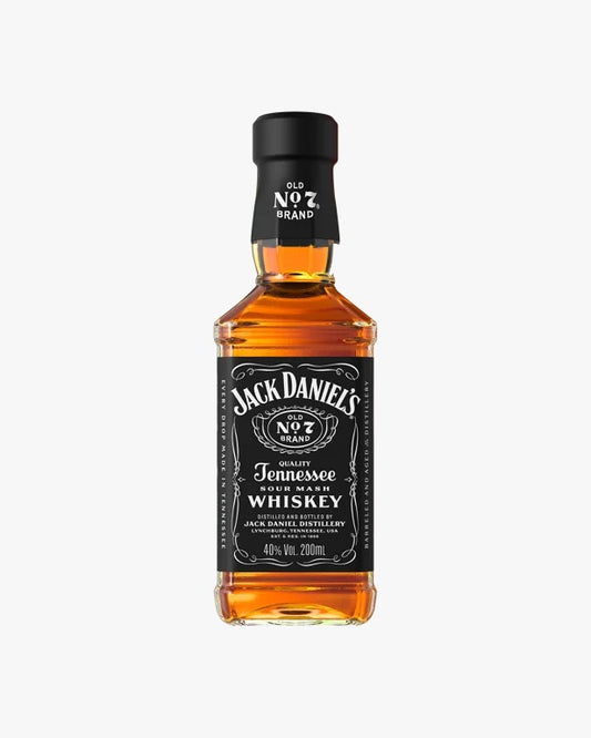 4 x Jack Daniels Old No7 Tennessee Whiskey 200ml