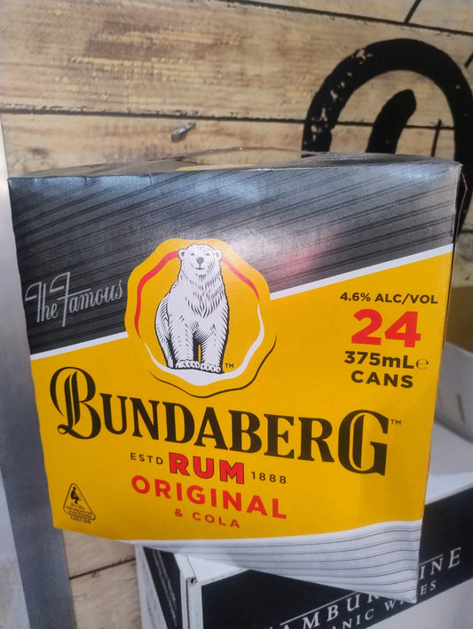 1 x Bundaberg Original Rum & Cola 375ml x 24pk