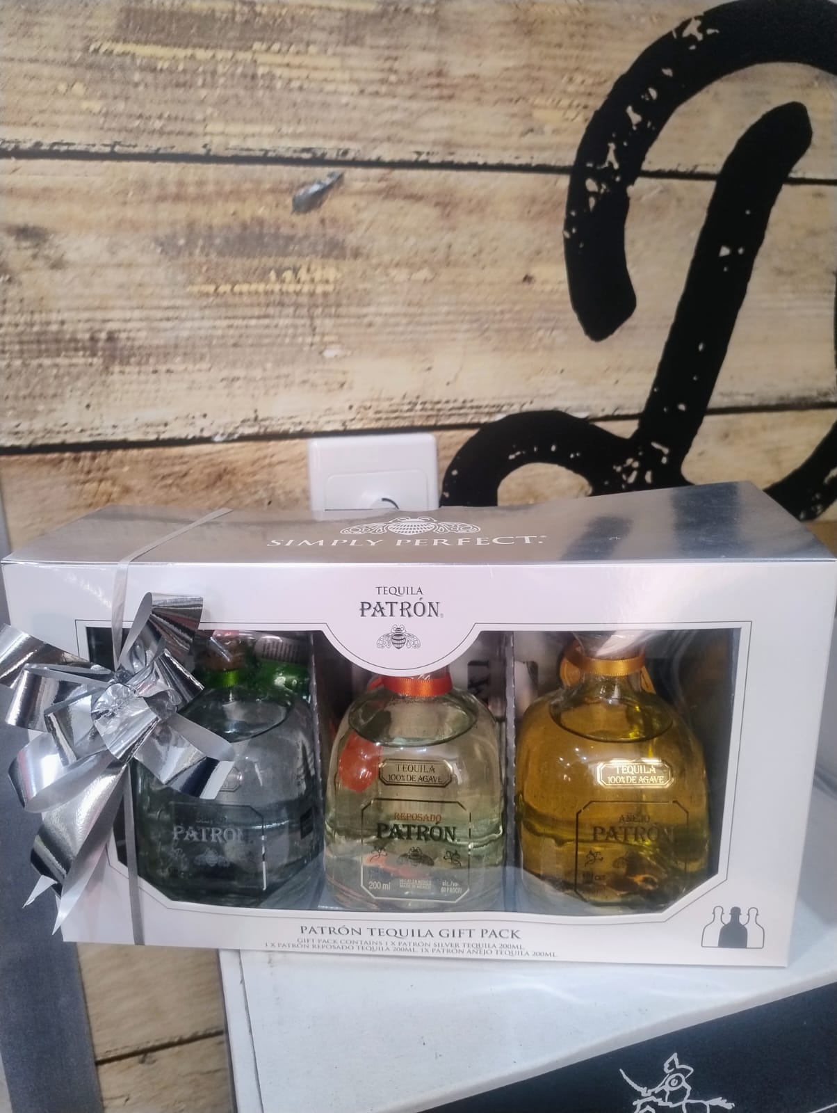 1 x Patron Tequila Gift Pack 3x200mL