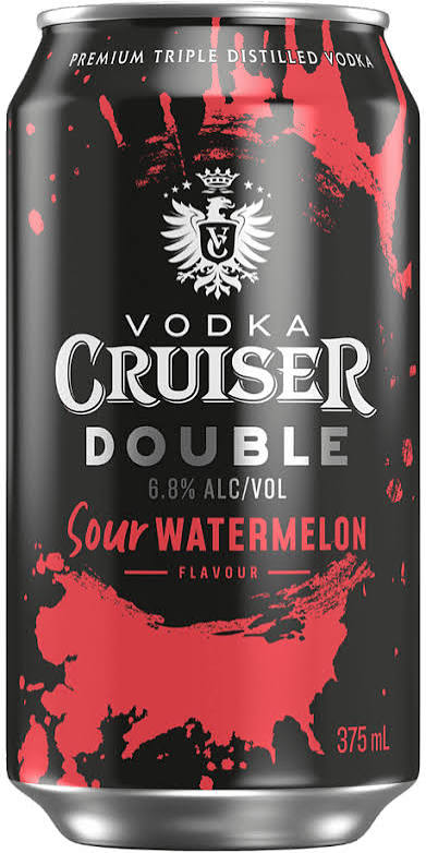 Vodka Cruiser Double - Sour Watermelon Flavour (24 Pack)
