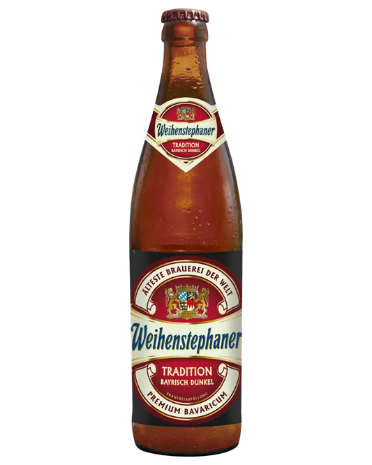 12 x Weihenstephaner Tradition Bayrisch Dunkel Bottles 500mL